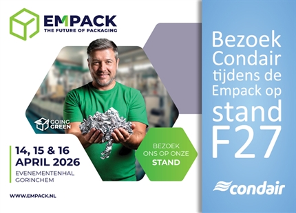 Bezoek Condair tijdens de Empack op stand F27