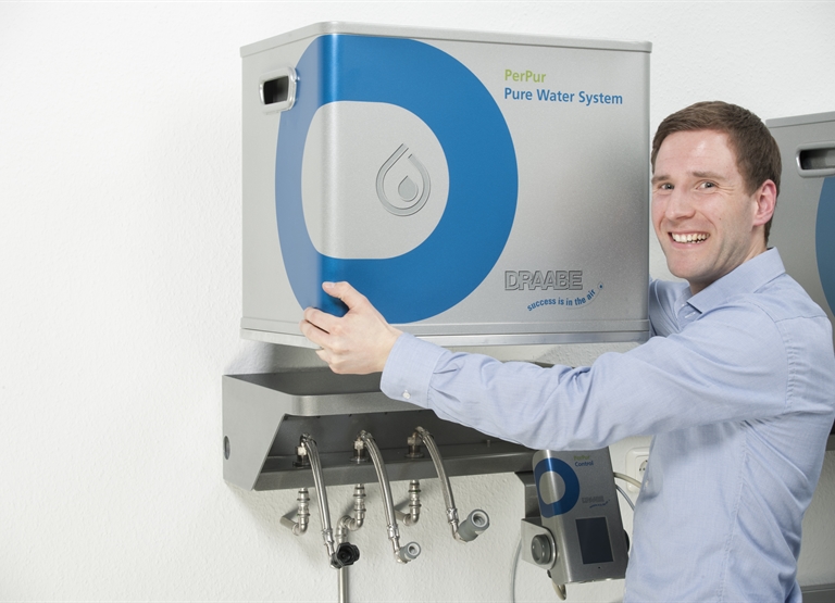 Het luchtbevochtiging DRAABE full-service concept