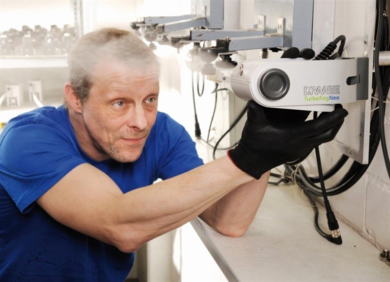 De luchtbevochtiging DRAABE check-up service